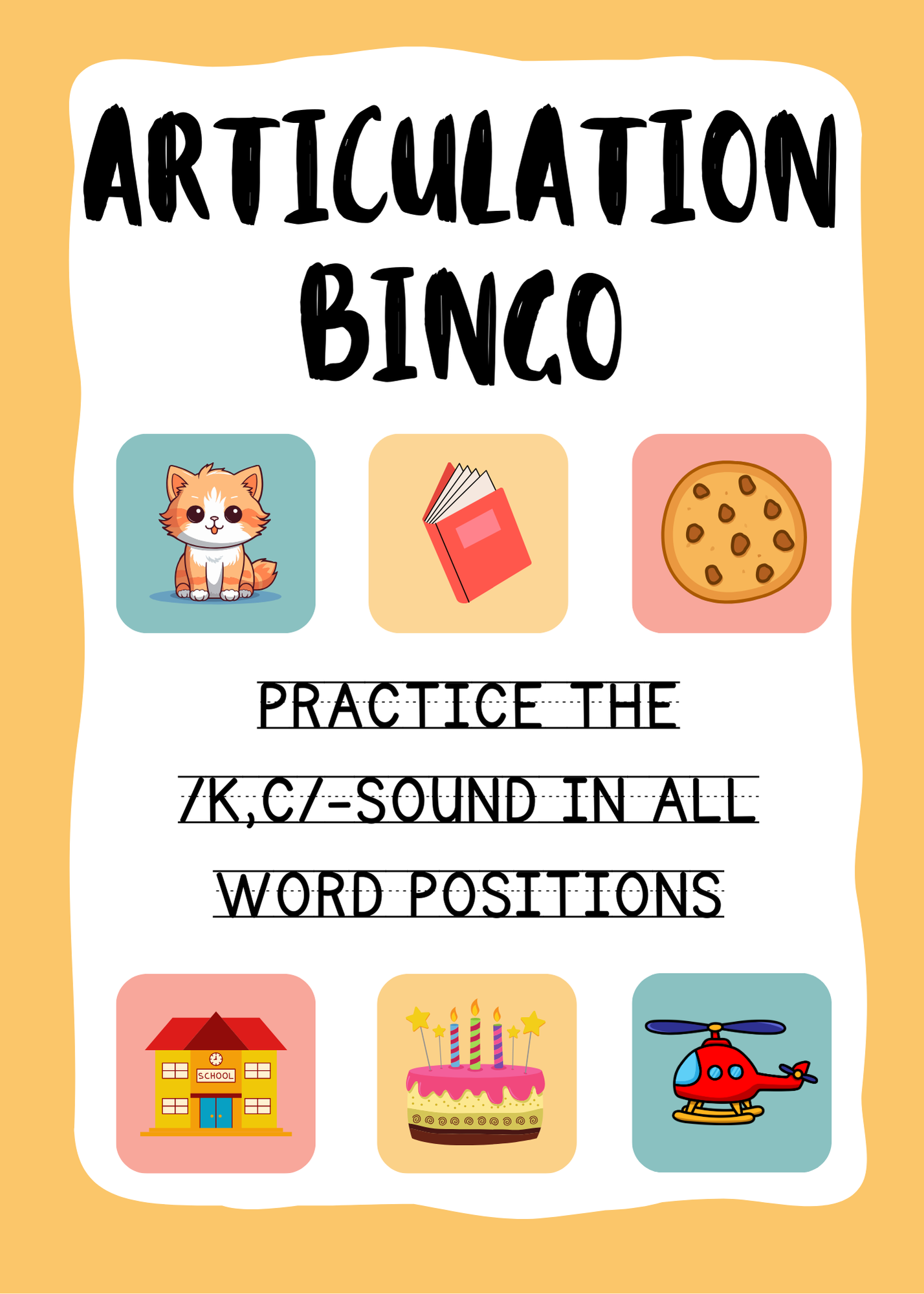 Articulation Bingo (/k,c/-sound)