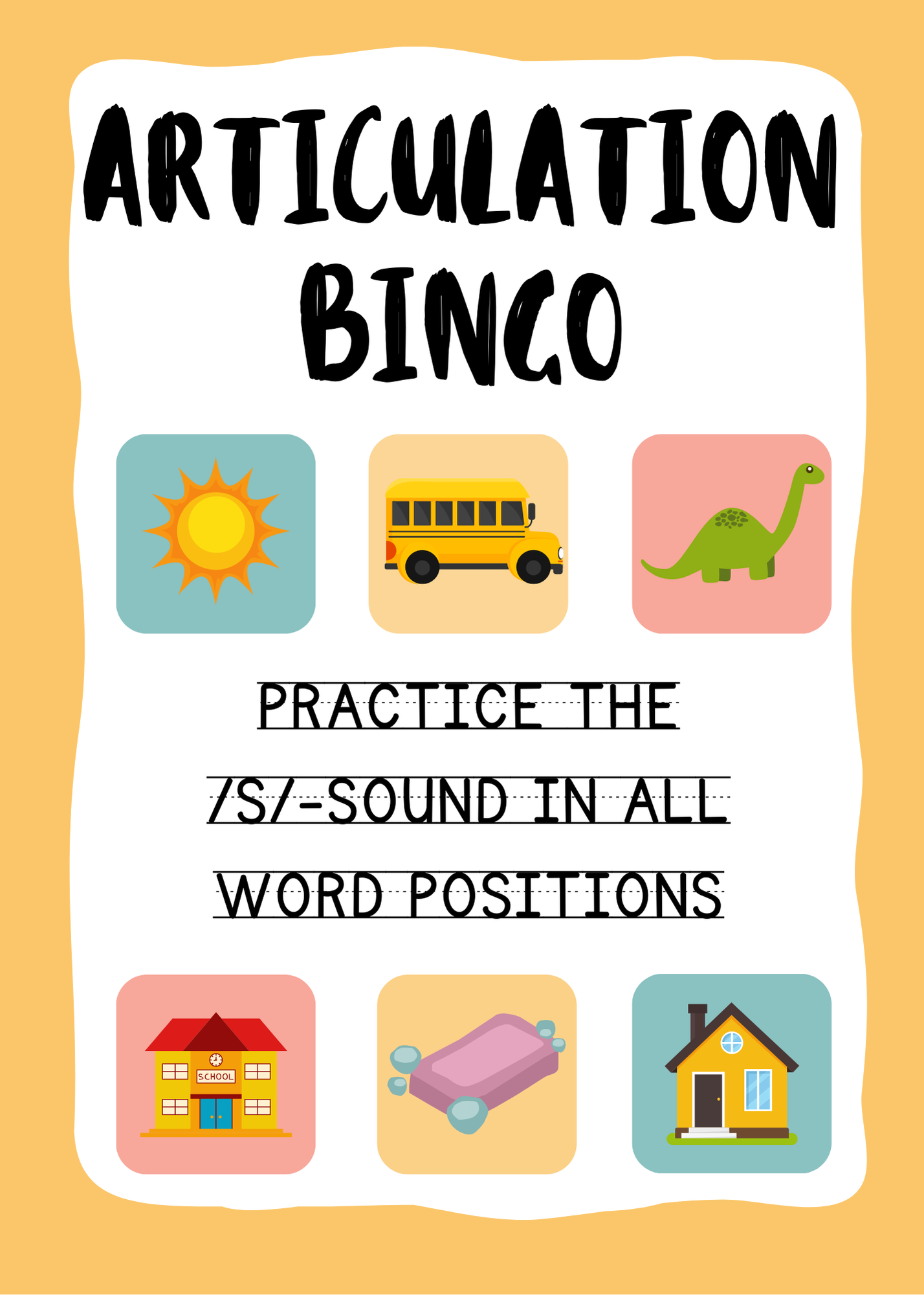 Articulation Bingo (/s/-sound)