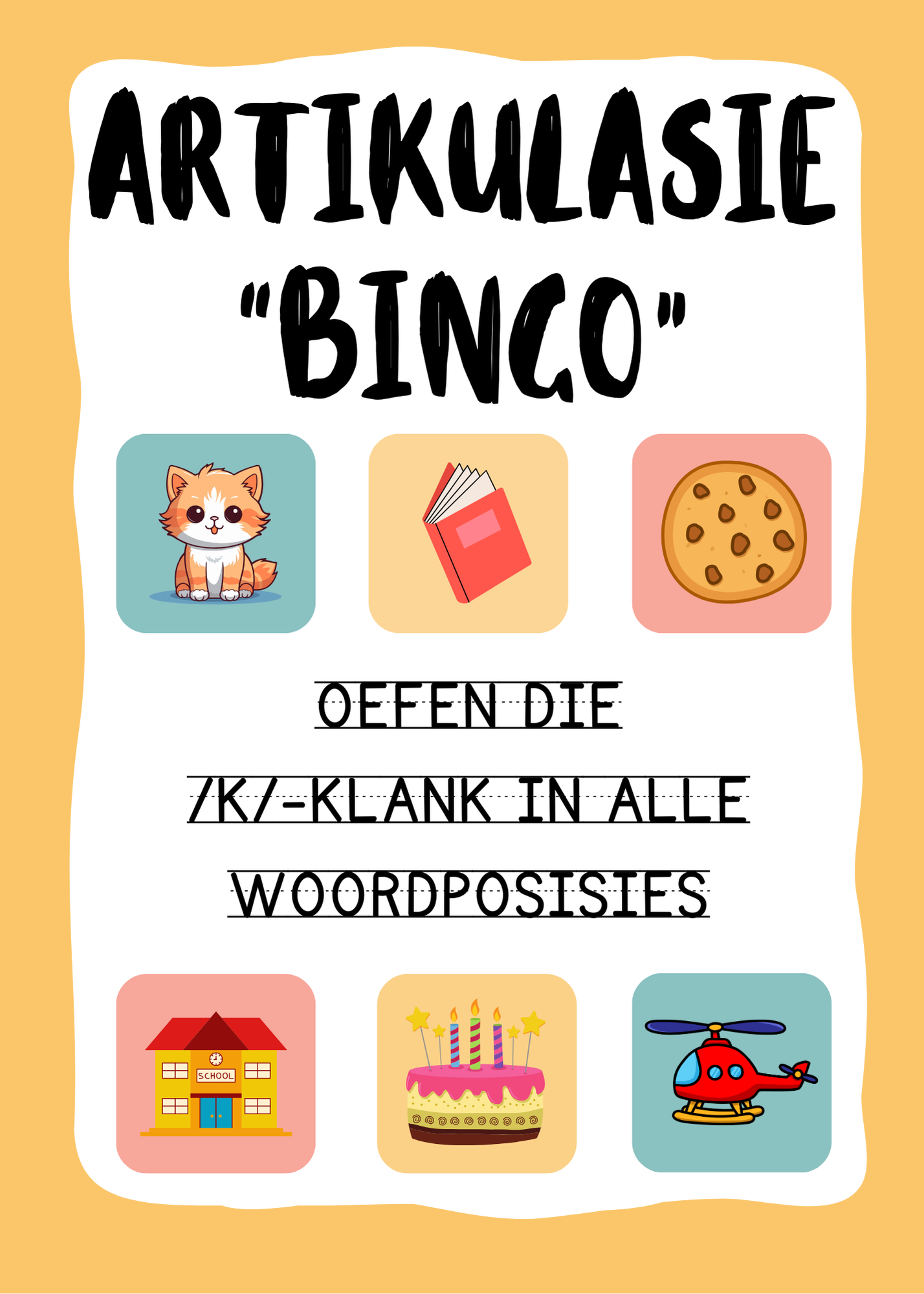 Artikulasie Bingo (/k/-klank)