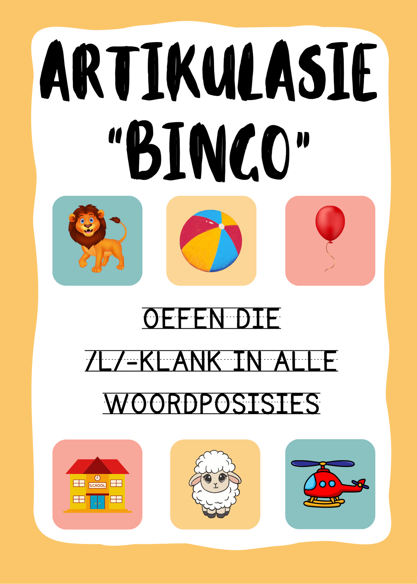 Artikulasie Bingo (l-klank)