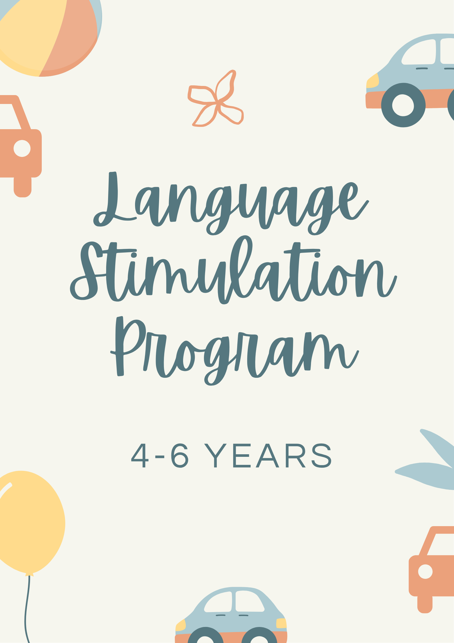 Language Stimulation Program English (4-6 years)