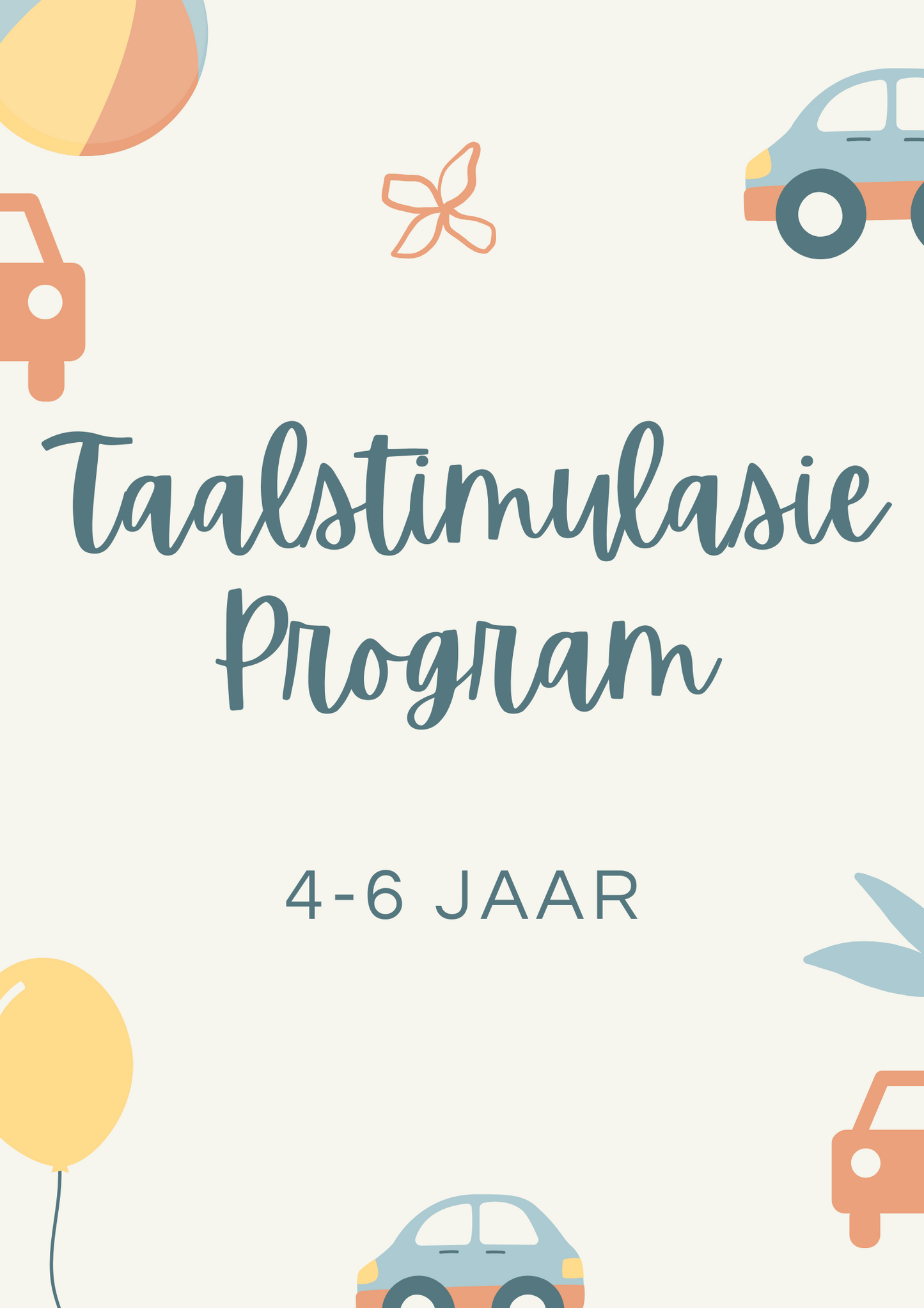 Taalstimulasie Program Afrikaans (4-6 jaar)