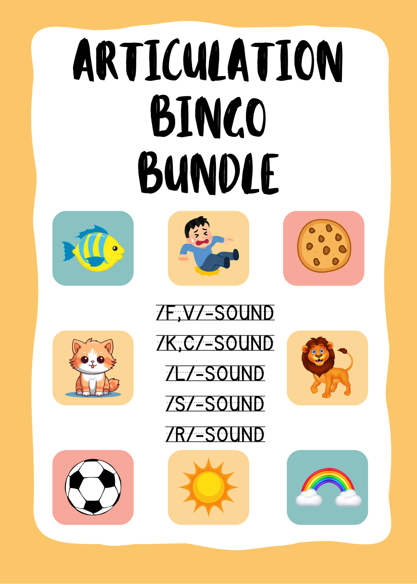 Articulation Bingo Bundle