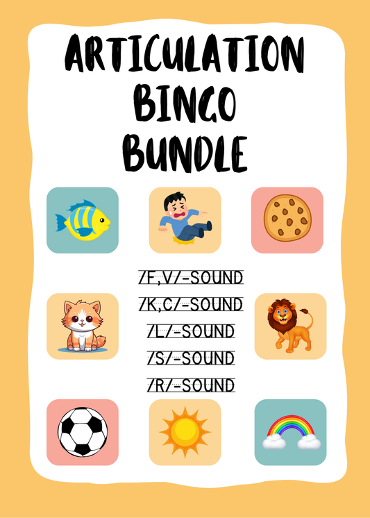 Articulation Bingo Bundle
