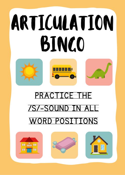 Articulation Bingo (/s/-sound)