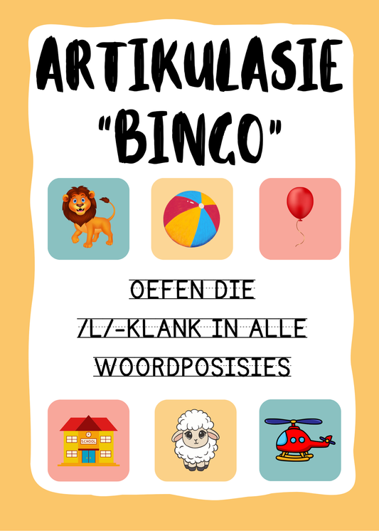 Artikulasie Bingo (l-klank)