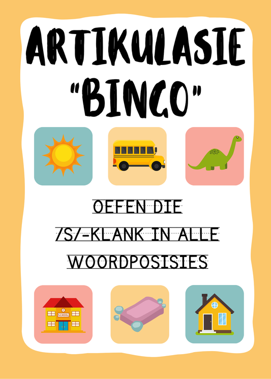 Artikulasie Bingo (s-klank)